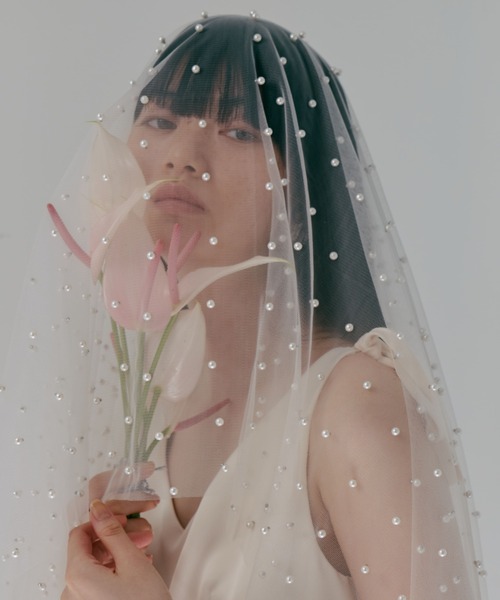 kaene（カエン） ドレス サテンリボンドレス「white collection