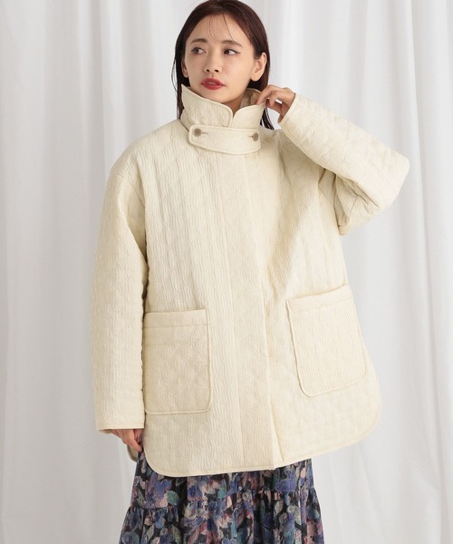 mysty woman（ミスティウーマン） ブルゾン アウター 3WAYキルティング