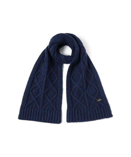 BEAMS（ビームス） マフラー ケーブルニット マフラー メンズ