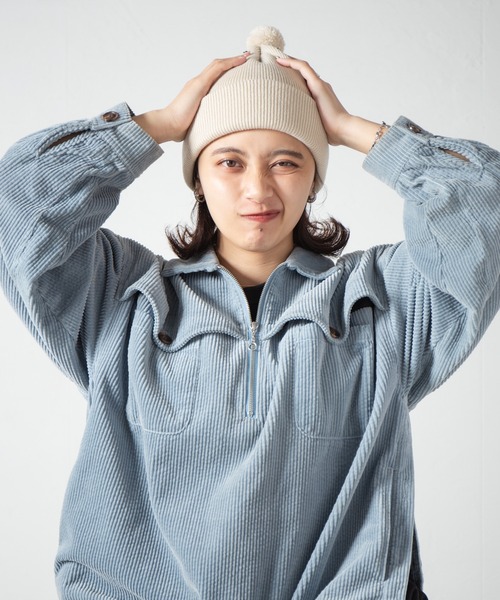 RACAL（ラカル） ニット帽 ニットキャップ Pon-Pon Knit Watch