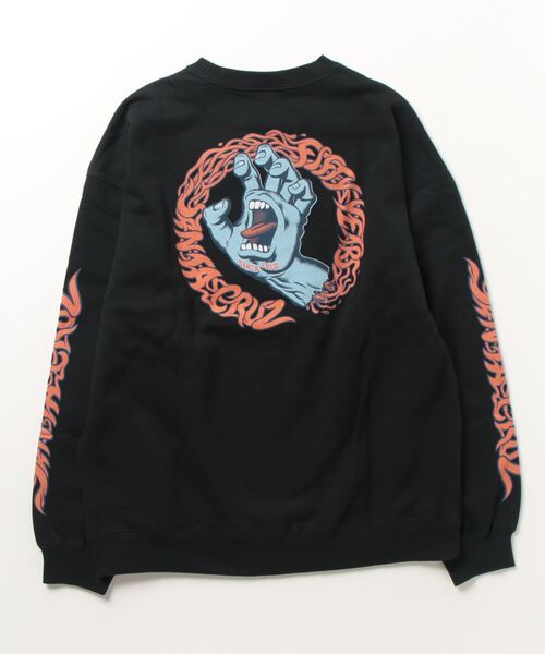 SANTA CRUZ バーガンディ トレーナー M SANTA CRUZ バーガンディ