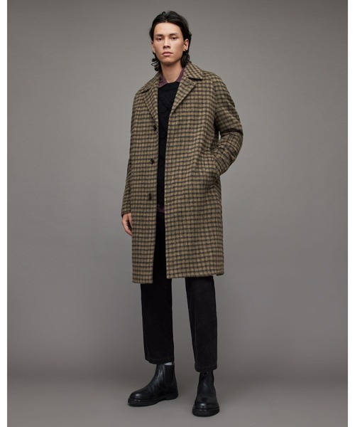 ALLSAINTS（オールセインツ） チェスターコート 40 ブラウン メンズ