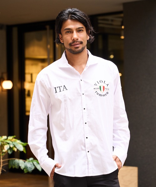 VIOLA シャツ 「VIOLA rumore/ヴィオラ ルモーレ」ストレッチタイプ