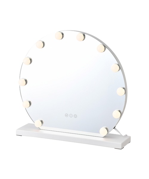 Francfranc（フランフラン） 鏡 フレームレス ハリウッドミラー