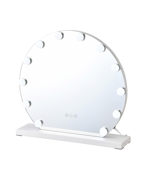 Francfranc（フランフラン） 鏡 フレームレス ハリウッドミラー