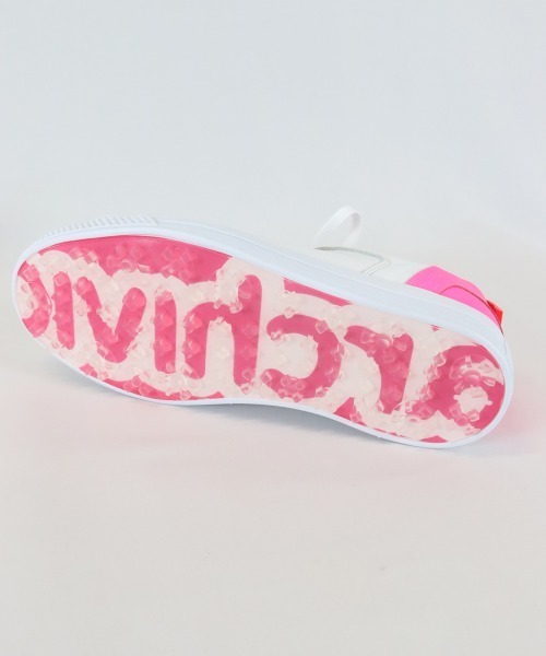 アルチビオ ホワイト/ピンク スニーカー archivio（アルチビオ