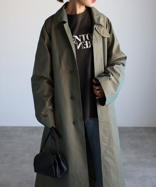 CREARE -LINO- ステンカラーコート コート 「2WAY」 オーバーサイズ