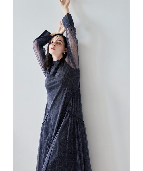 niana（ニアナ） ドレス ラメチュールAラインドレス マタニティ 妊婦