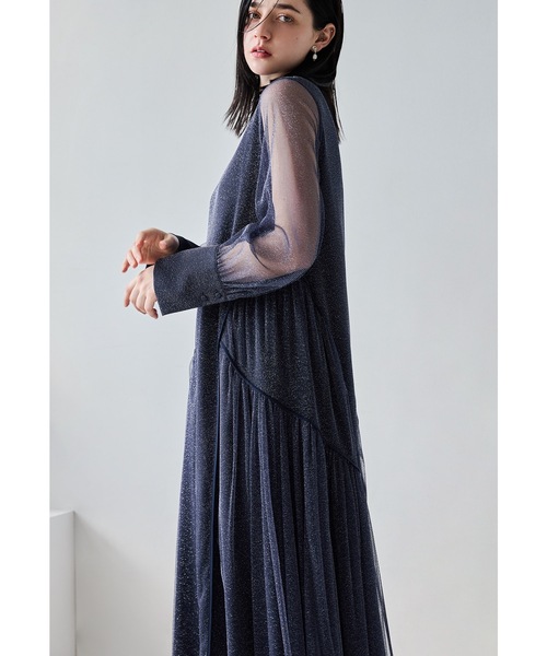 niana（ニアナ） ドレス ラメチュールAラインドレス マタニティ 妊婦