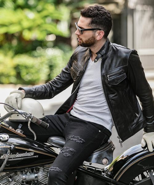 BUFFALO BOBS（バッファローボブズ） 革ジャン ライダース NORTH BEACH