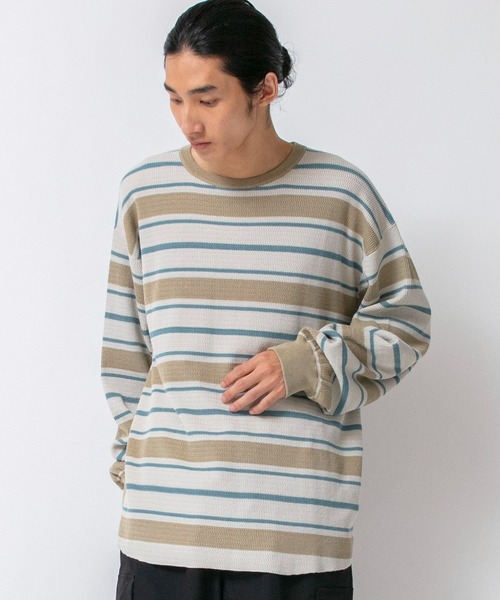 Johnbull（ジョンブル） セーター ニット ワッフルクルーネックニット