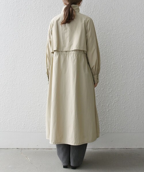 SHIPS any コート アウター any:「洗濯機可能」スタンドカラー