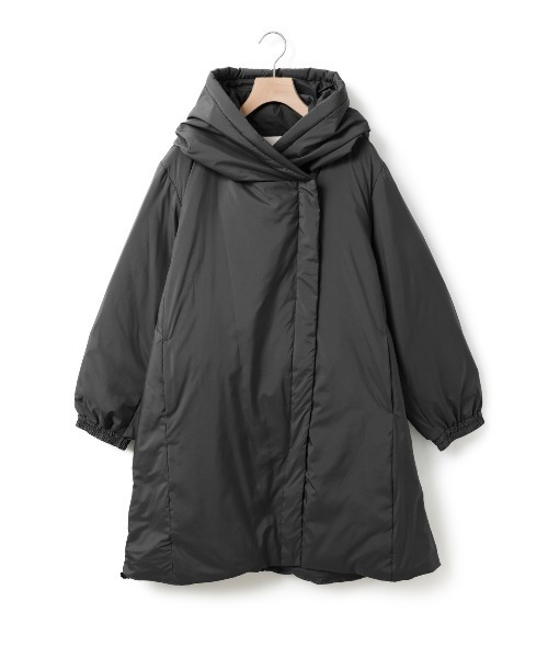 MidiUmi（ミディウミ） コート アウター フード付きミドルダウン