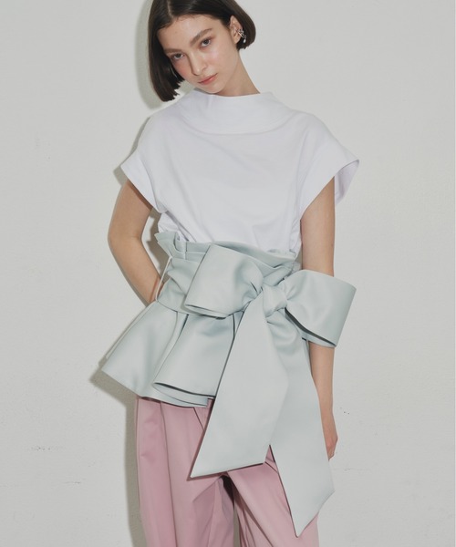 LA BELLE ETUDE（ラベルエチュード） ベルト ボリュームサークルリボン