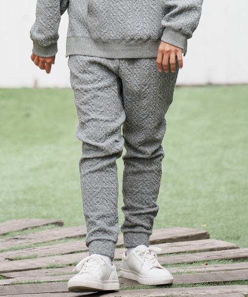 CAMBIO（カンビオ） パンツ mp11268-ケーブルキルティングリブパンツ