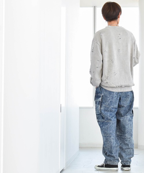 Anytime Songs（エニータイムソングス） ジーンズ パッチワーク風