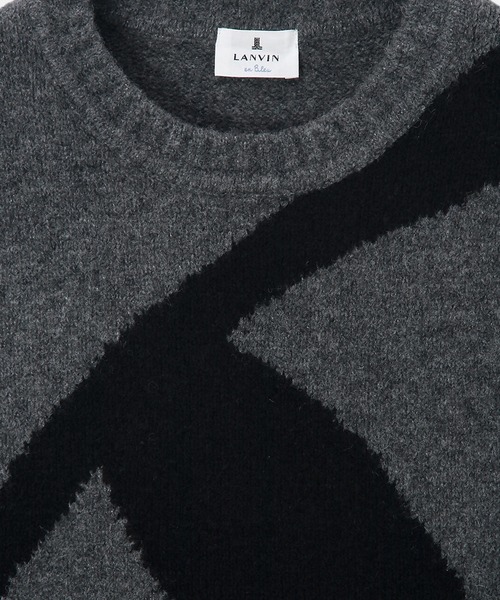 LANVIN en Bleu セーター ニット 「LANVIN ESSENTIAL」MESLAY