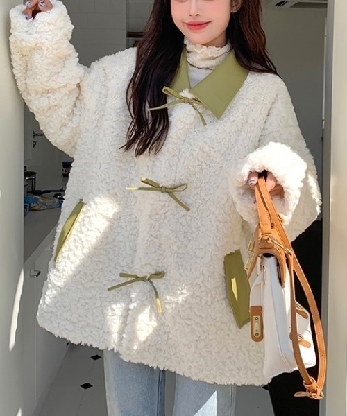 Sibra（シブラ） コート アウター エコファーバルーンコート