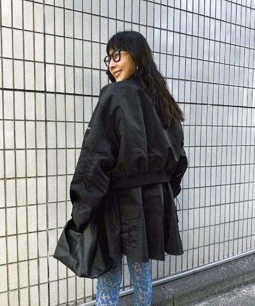 Ameri（アメリ） ma1 ma-1 MODERN MILITARY SET JACKET レディース