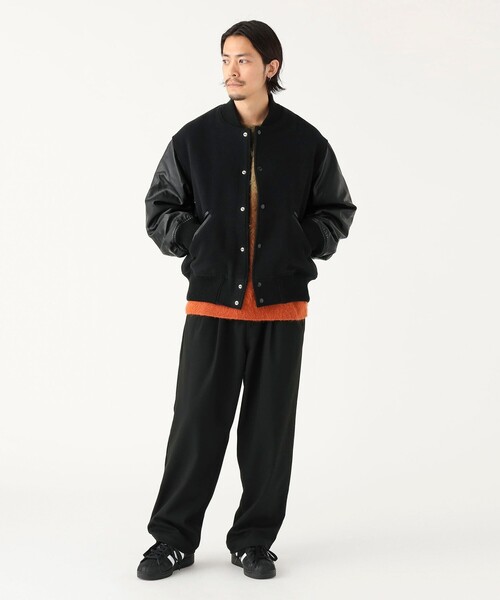 B：MING by BEAMS（ビーミング by ビームス） スタジャン ルーズ