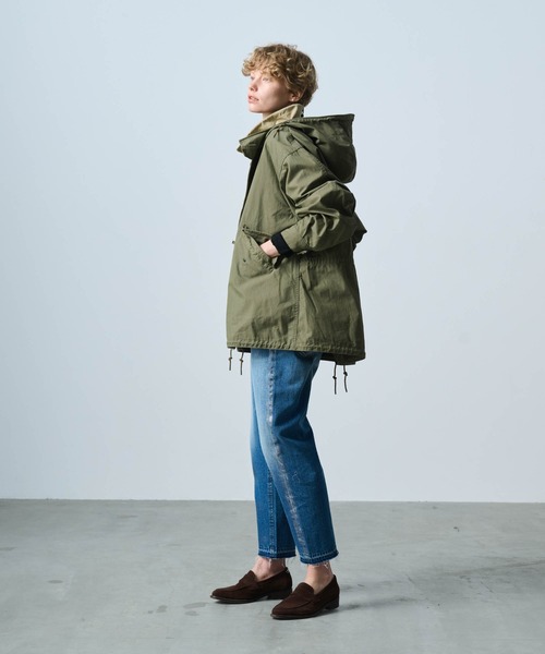 kha:ki（カーキ） ミリタリージャケット モッズコート 「KHA:KI