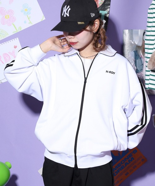 NERDY ジャージ ニューヨークミニマルトラックトップ レディース