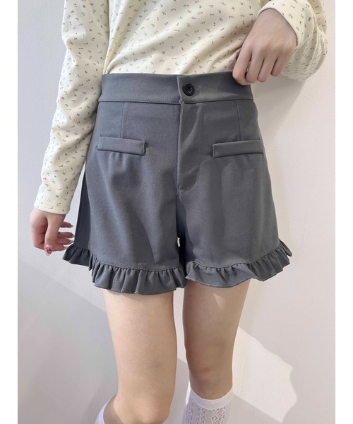 パンツ 「PHILLY」フリルショートパンツ レディース : ZOZOTOWN Yahoo