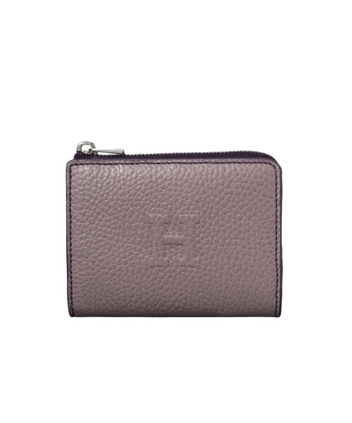 美品 HIROFU ソープラ 2つ折り財布 人気 グレー 付属品有り HIROFU