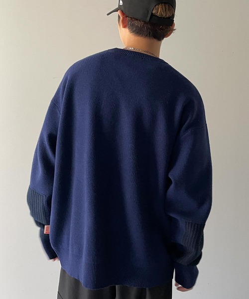 Java セーター ニット 「Javaジャバコラボ」クラシカルでアクセントな