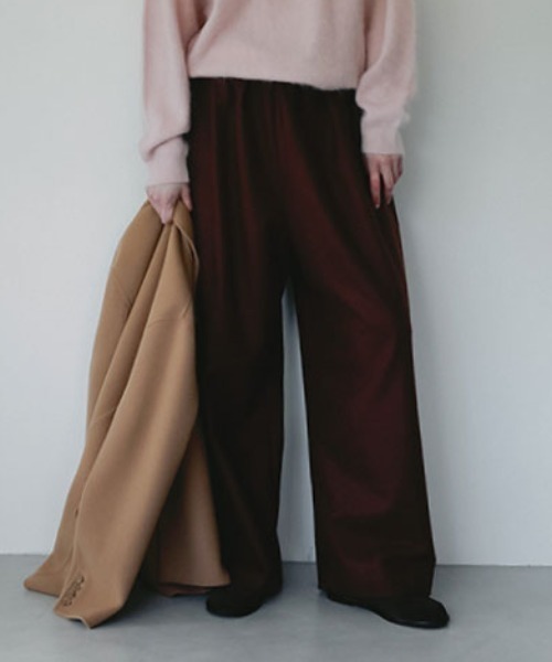 ETRE TOKYO（エトレトウキョウ） パンツ SANTEデザインタックメルトン