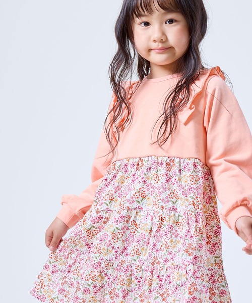 la poche biscuit（ラポシェビスキュイ） ワンピース ボタニカル花柄