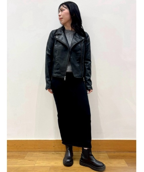GAP（ギャップ） レザージャケット ライダース ヴィーガンレザー