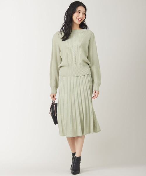 ANY SIS（エニィスィス） スカート 「セットアップ対応」スフレ