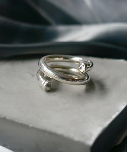 e.m.（イーエム） 指輪 リング シャイニングライン2連リング