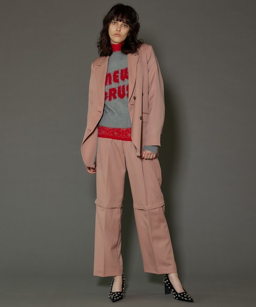 MAISON SPECIAL（メゾンスペシャル） スラックス パンツ 2way Two Tuck