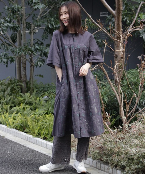 SUPER HAKKA（スーパーハッカ） パンツ コットンフラワーコードレース