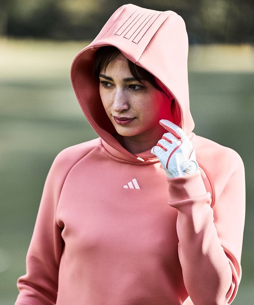 adidas（アディダス） パーカー エンボスプリント ダンボールニット