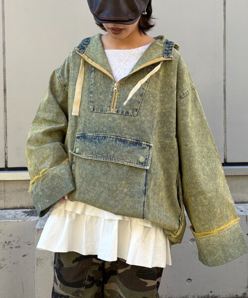 SOUNDSGOOOOD（サウンズグッド） パーカー 」デニムアノラックパーカー