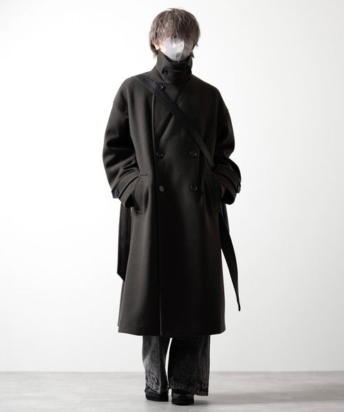 CLEL（クレイル） チェスターコート L ダークブラウン メンズ