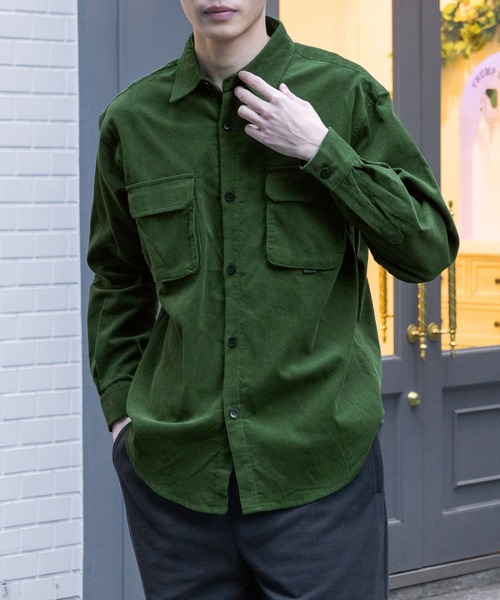 INFLATION シャツ INFLATION／コーデュロイシャツ メンズ レディース