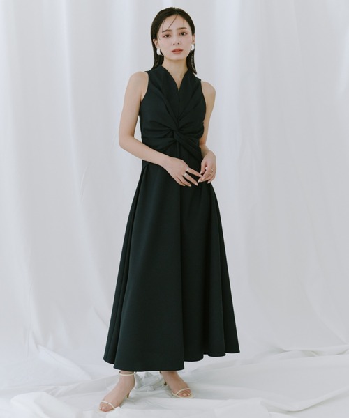 anuans（アニュアンス） ワンピース ツイストギャザーワンピース
