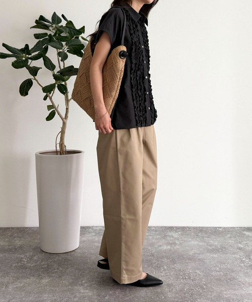 fredy emue（フレディエミュ） マルチサイズ チノパン ツータック