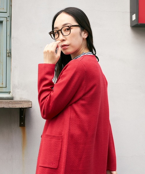 DECOY SINCE 1981 カーディガン 「毛玉になりにくい」Wフェイスクルー