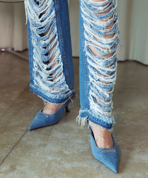 PRANK PROJECT（プランクプロジェクト） パンプス デニムミュール