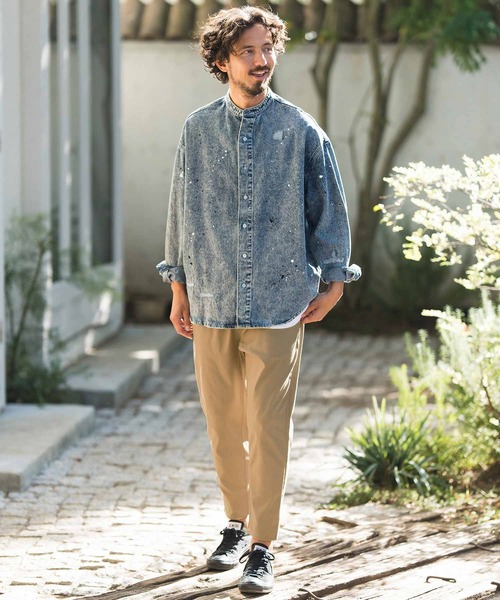 CAMBIO（カンビオ） パンツ mp8972- Stretch Saruel Tight Tapered