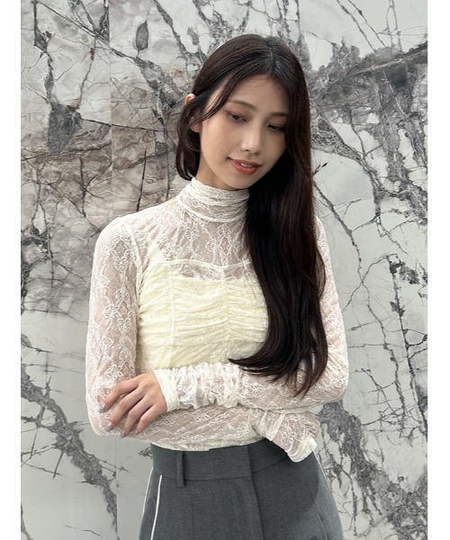 Chacott（チャコット） tシャツ 「Chacott」レースシアーTOPS