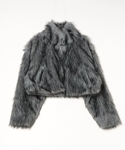 Per sist ence（パーシエンス） ブルゾン アウター フェイクファー