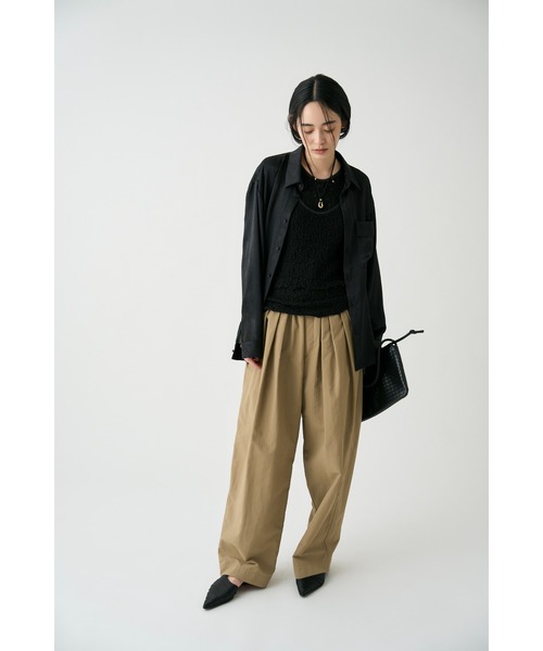 MIESROHE（ミースロエ） パンツ スポーティー3タックパンツ レディース