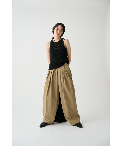 MIESROHE（ミースロエ） パンツ スポーティー3タックパンツ レディース