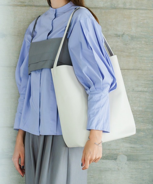 LA MARGE トートバッグ 「本革」 ワンハンドル バケツバッグ 大容量 A4